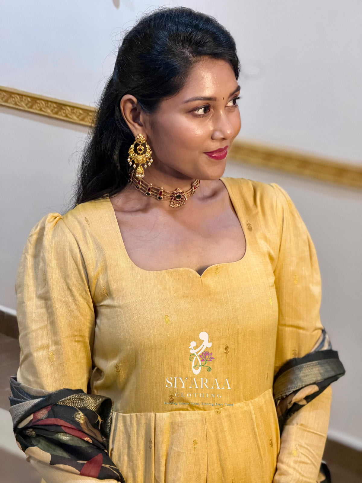 SIYA144 Sandal| Meher Panelled Anarkali