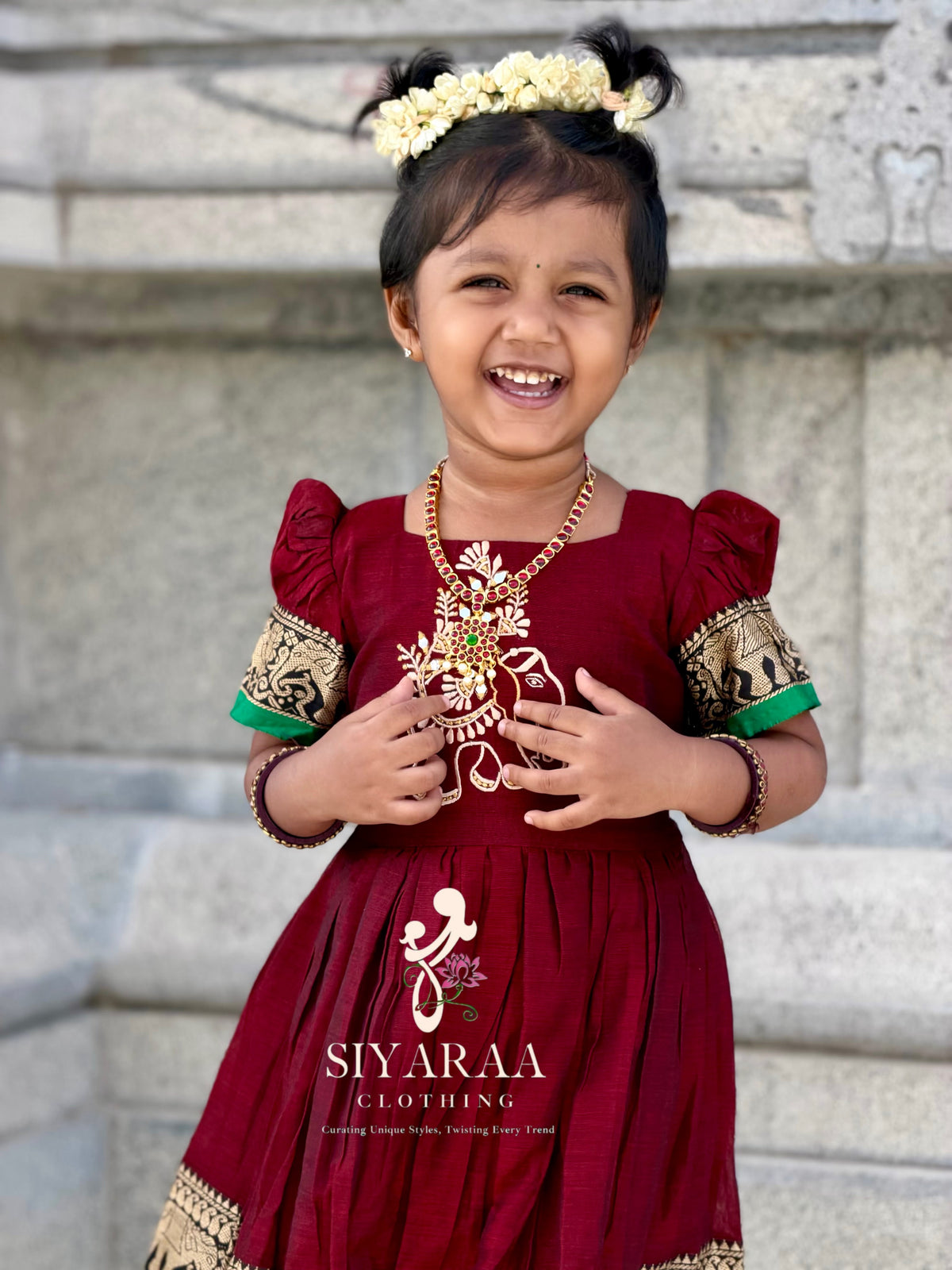 SIYA140 | Meher Handloom Cotton Gathered Anarkali (Combo)