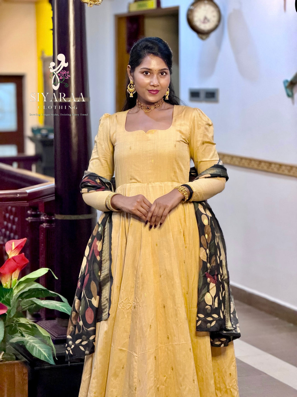 SIYA144 Sandal| Meher Panelled Anarkali