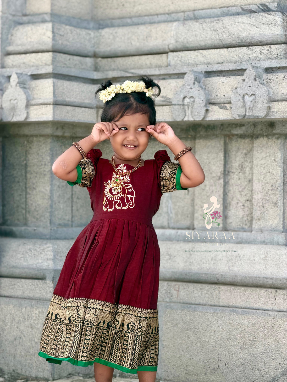 SIYA140 | Meher Handloom Cotton Gathered Anarkali (Combo)