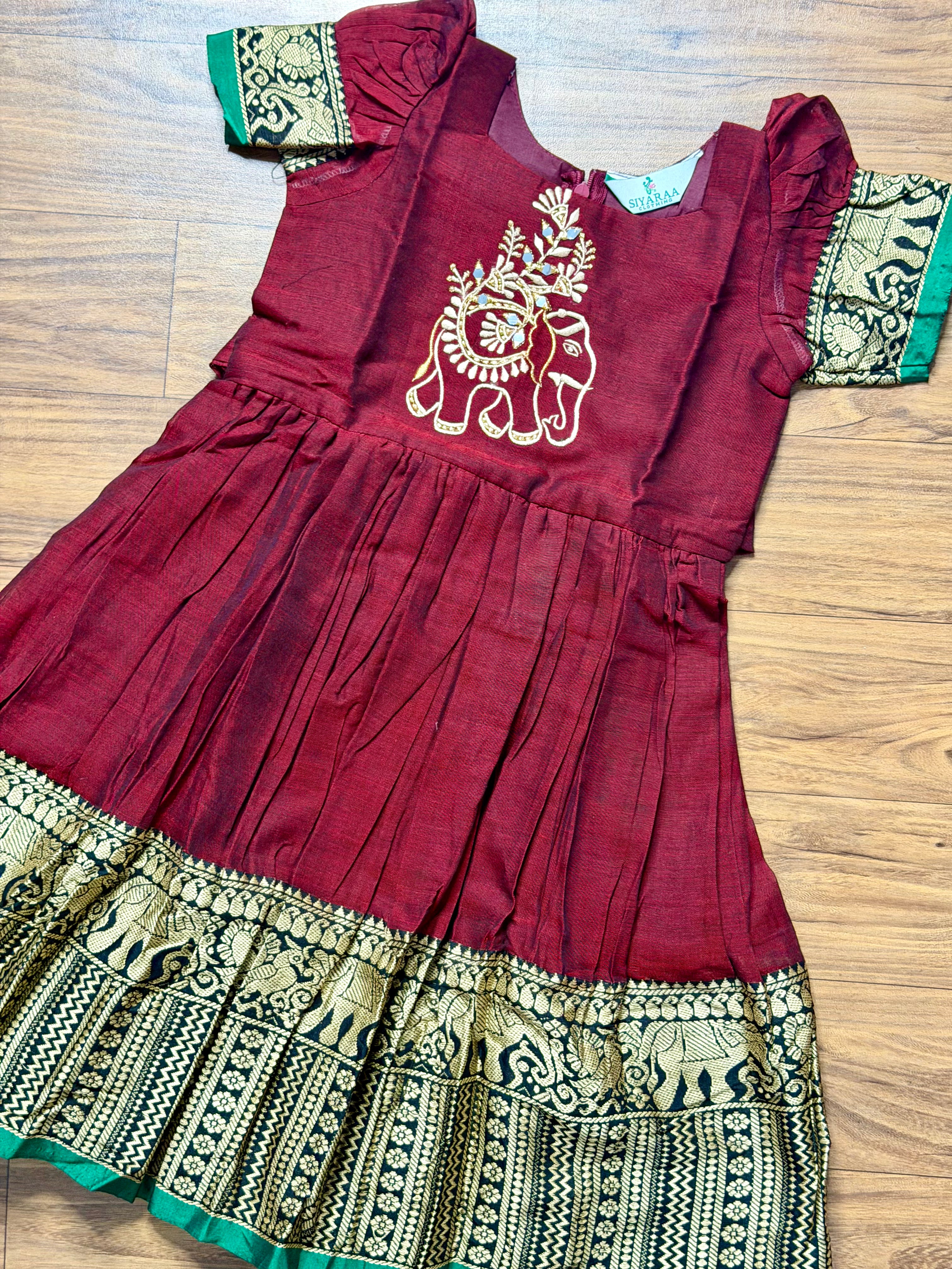 SIYA140 | Meher Handloom Cotton Gathered Anarkali (Combo)