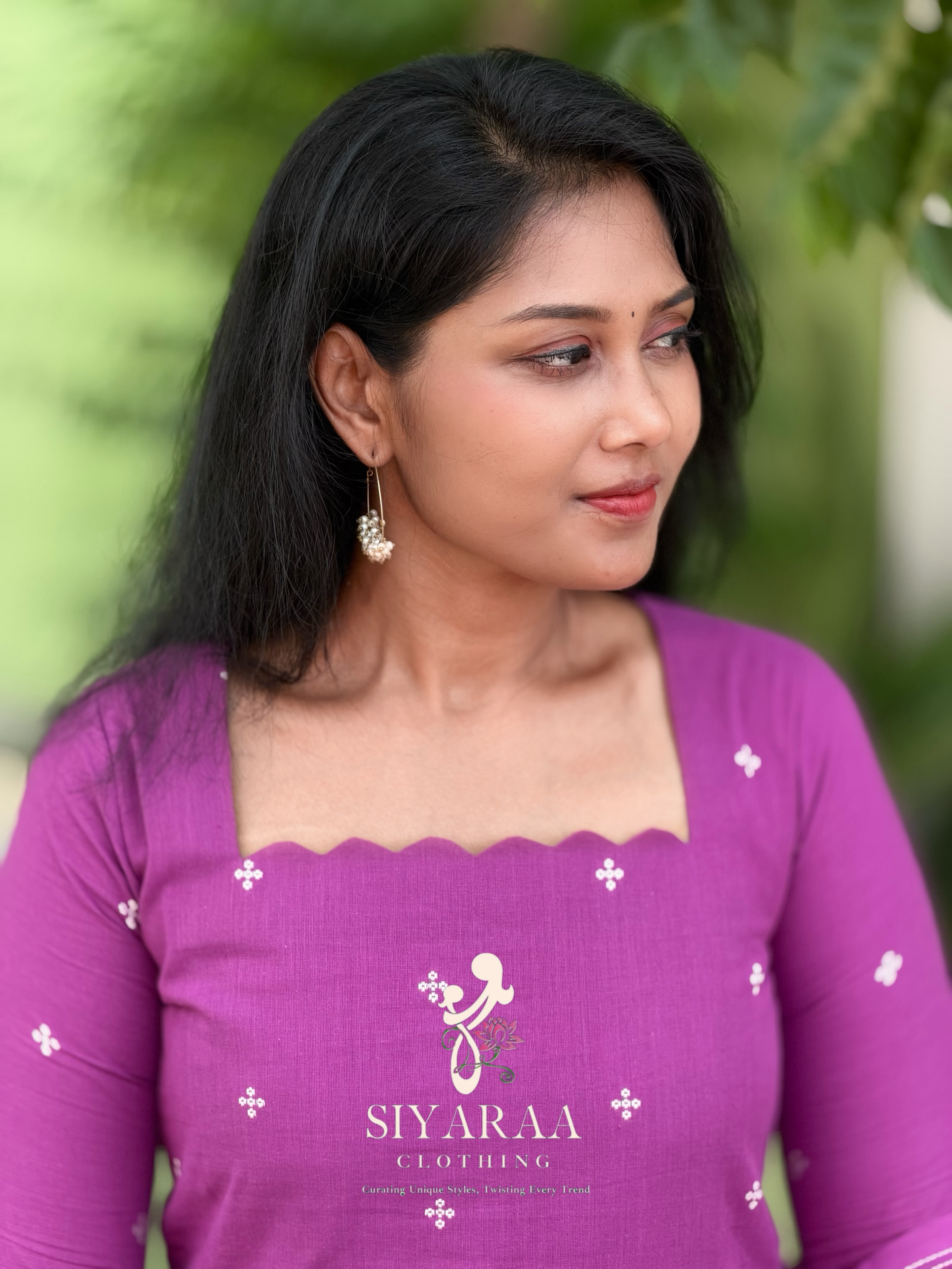 SIYA111 Lavender| Everyday Cotton 3-Piece Kurta Set