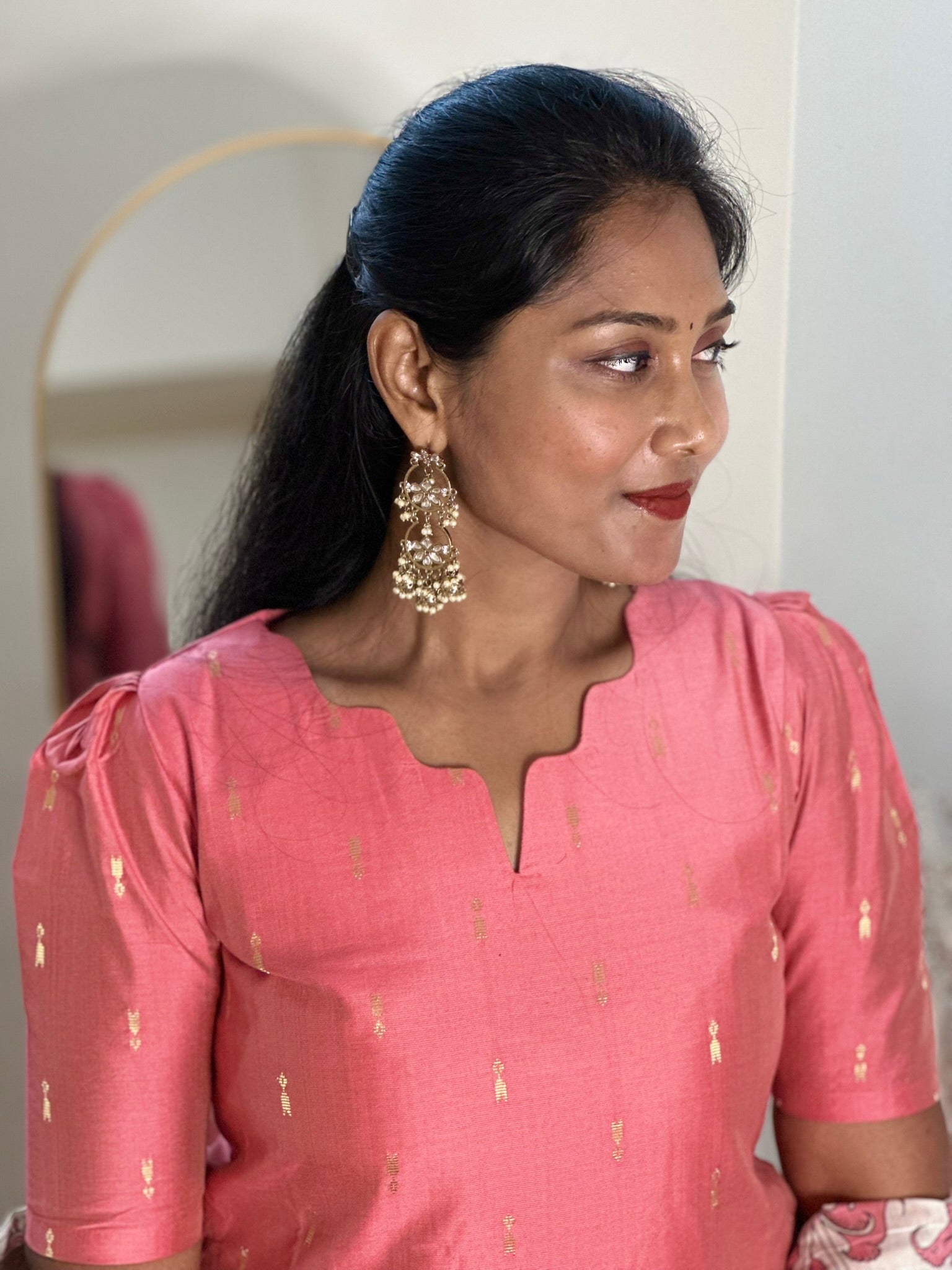 SIYA075 | Aelira Butter Silk Kurta Set (3-Piece)