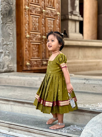 SIYA094 | Ziva Panel Anarkali Set (kid)