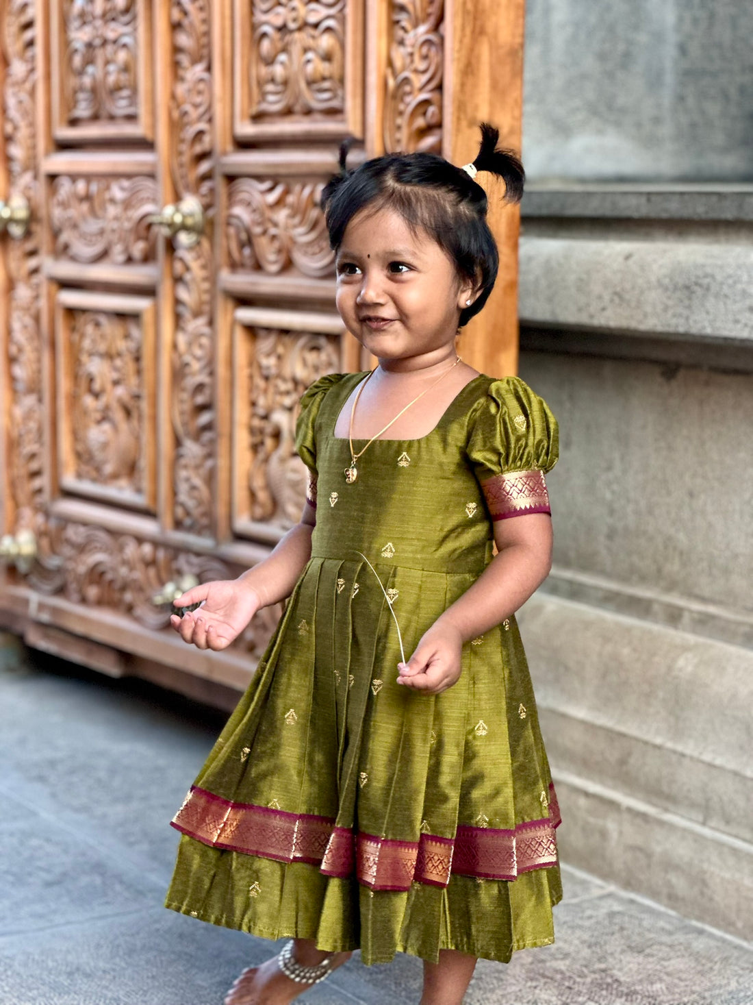 SIYA094 | Ziva Panel Anarkali Set (kid)