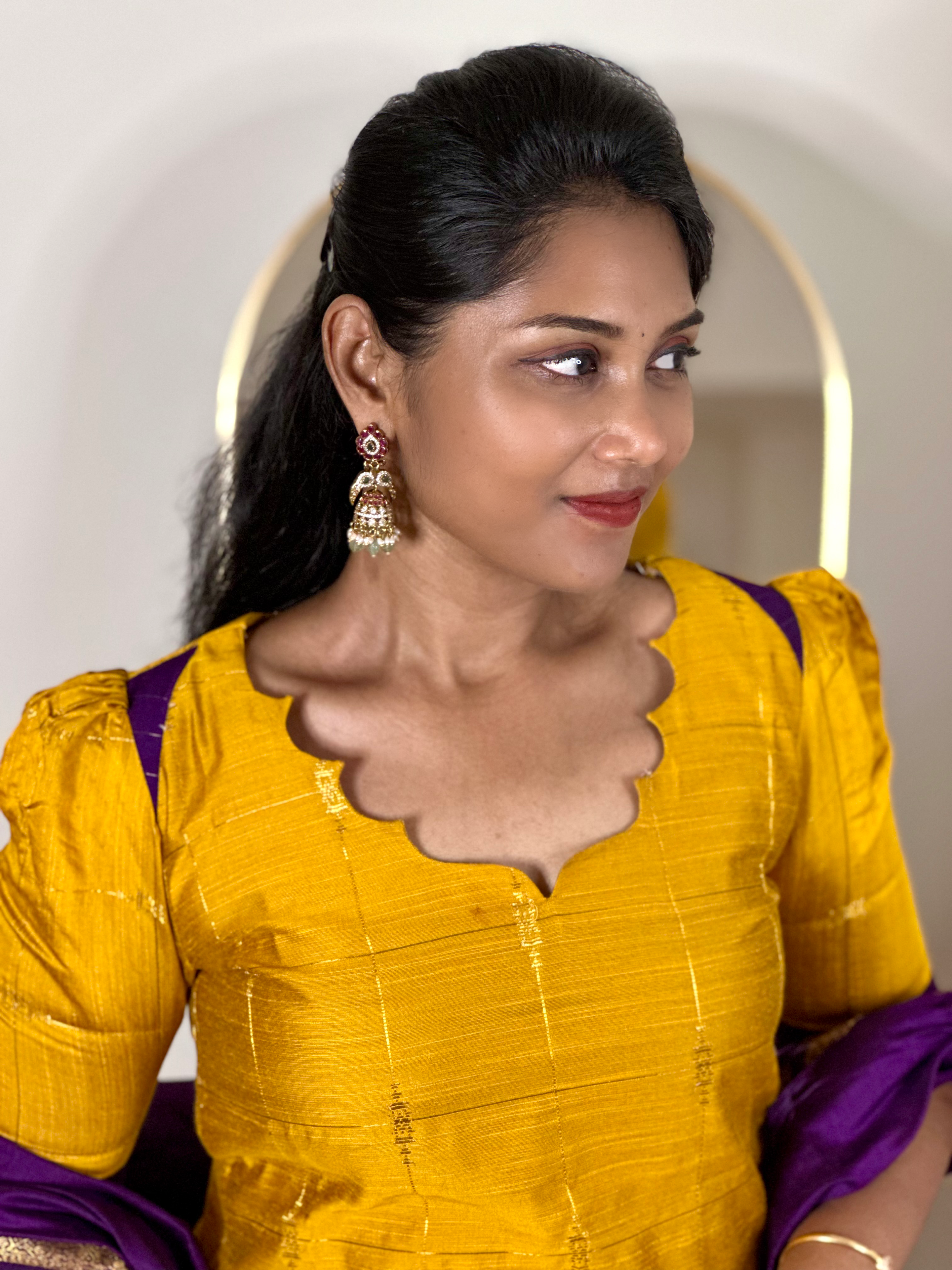 SIYA102 |Aira Raw Silk Kurta Set (3-Piece)