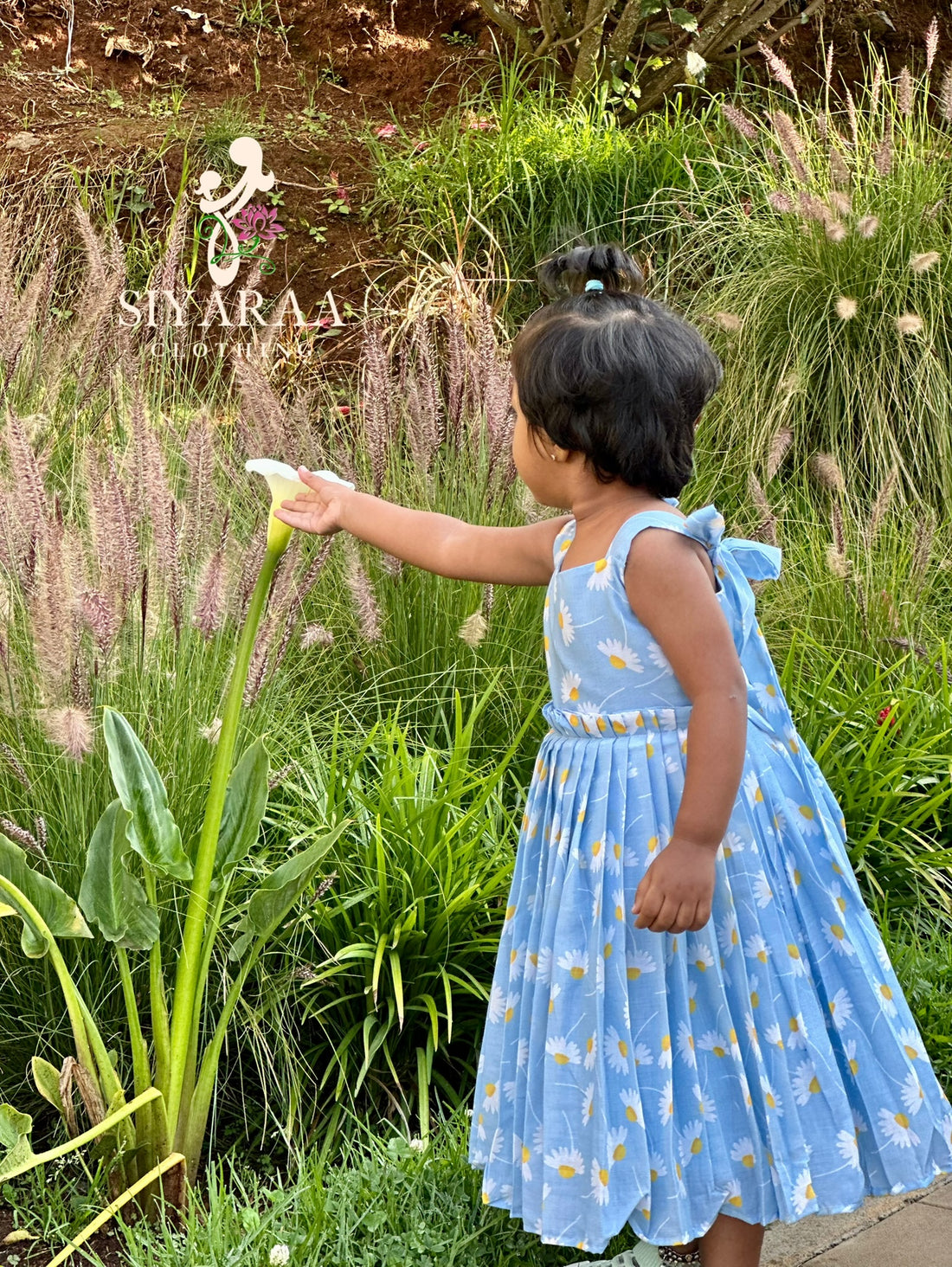 SIYA109 Blue | Mul Cotton Maxi – Kid